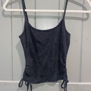 Pacsun Tie side charcoal tank